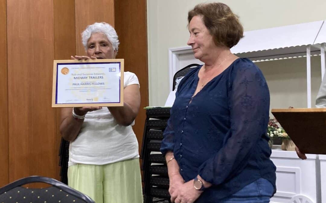 Paul Harris Fellow recognition