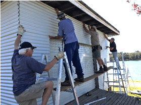 Macksville Scout Boatshed Re-cladding